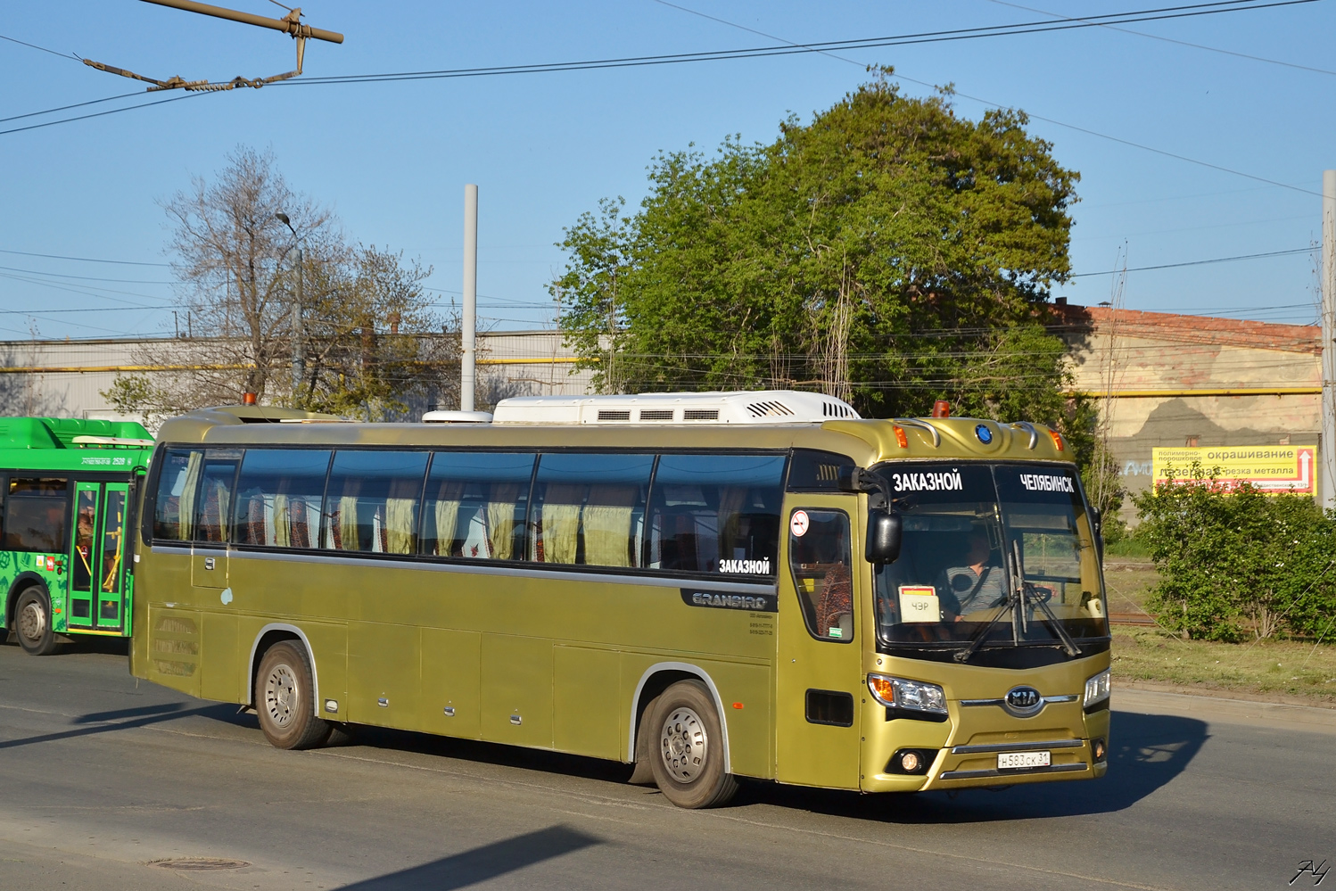 Челябинская область, Kia Granbird № Н 583 СК 31