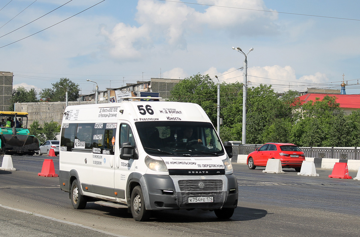Челябинская область, Нижегородец-FST613 (FIAT Ducato) № К 754 РЕ 174
