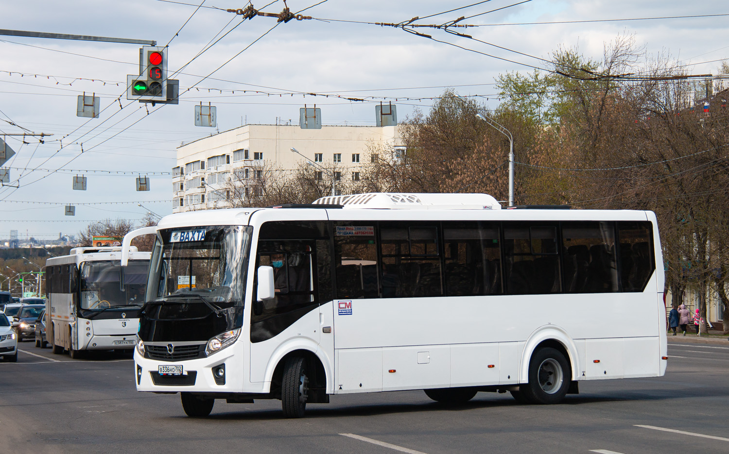 Башкортостан, ПАЗ-320455-04 "Vector Next" (межгород) № В 336 НО 702