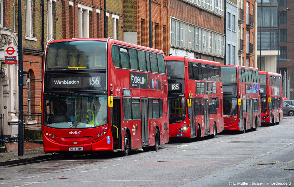Вялікабрытанія, Alexander Dennis Enviro400H № 2455