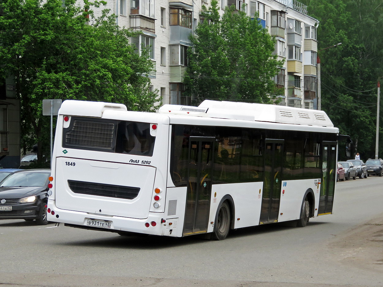 Kirov region, LiAZ-5292.67 (CNG) č. х849 Kirov region, LiAZ-5292.67 (CNG) č. х849