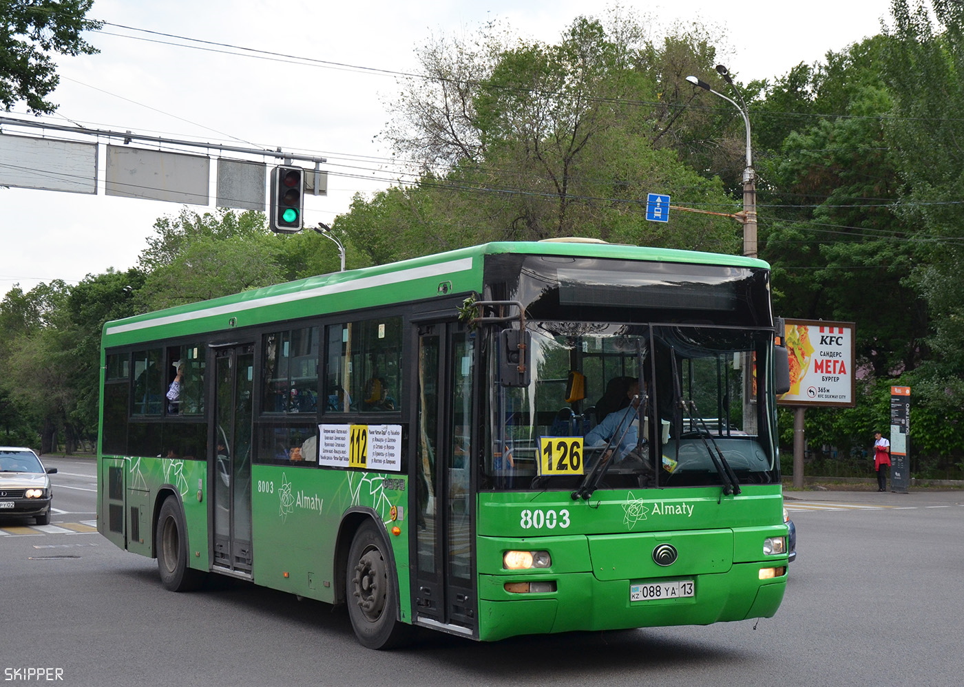 Алматы, Yutong ZK6108HGH № 8003