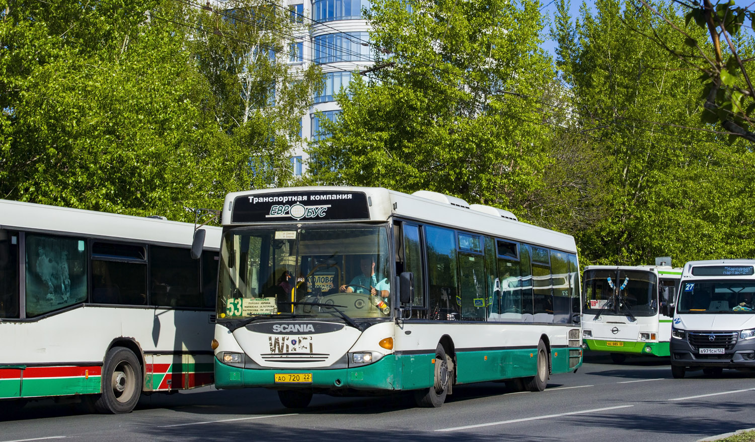 Алтайский край, Scania OmniLink I (Скания-Питер) № АО 720 22