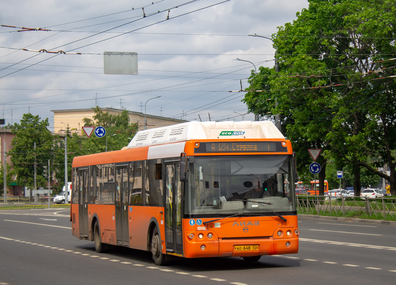 Нижегородская область, ЛиАЗ-5292.67 (CNG) № 15116