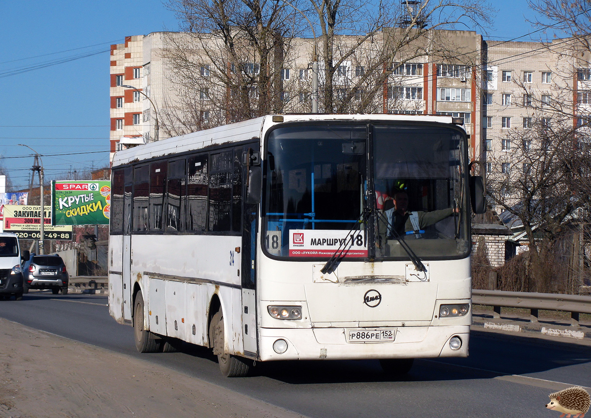 Нижегородская область, ЛиАЗ-5256.23-01 (ГолАЗ) № Р 886 РЕ 152