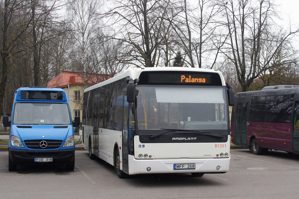 Lithuania, Mercedes-Benz Sprinter W906 313CDI # 02; Lithuania, VDL Berkhof Ambassador 200 (Amoplant) # B1351