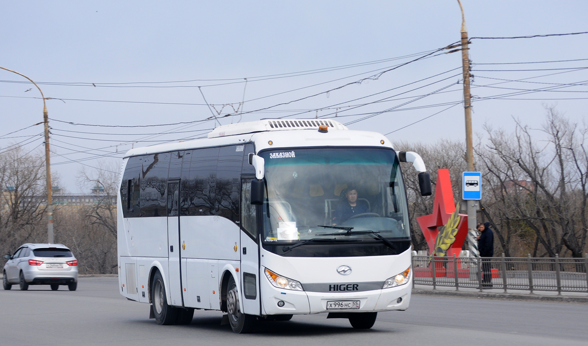 Омская область, Higer KLQ6928Q № Х 996 НС 55