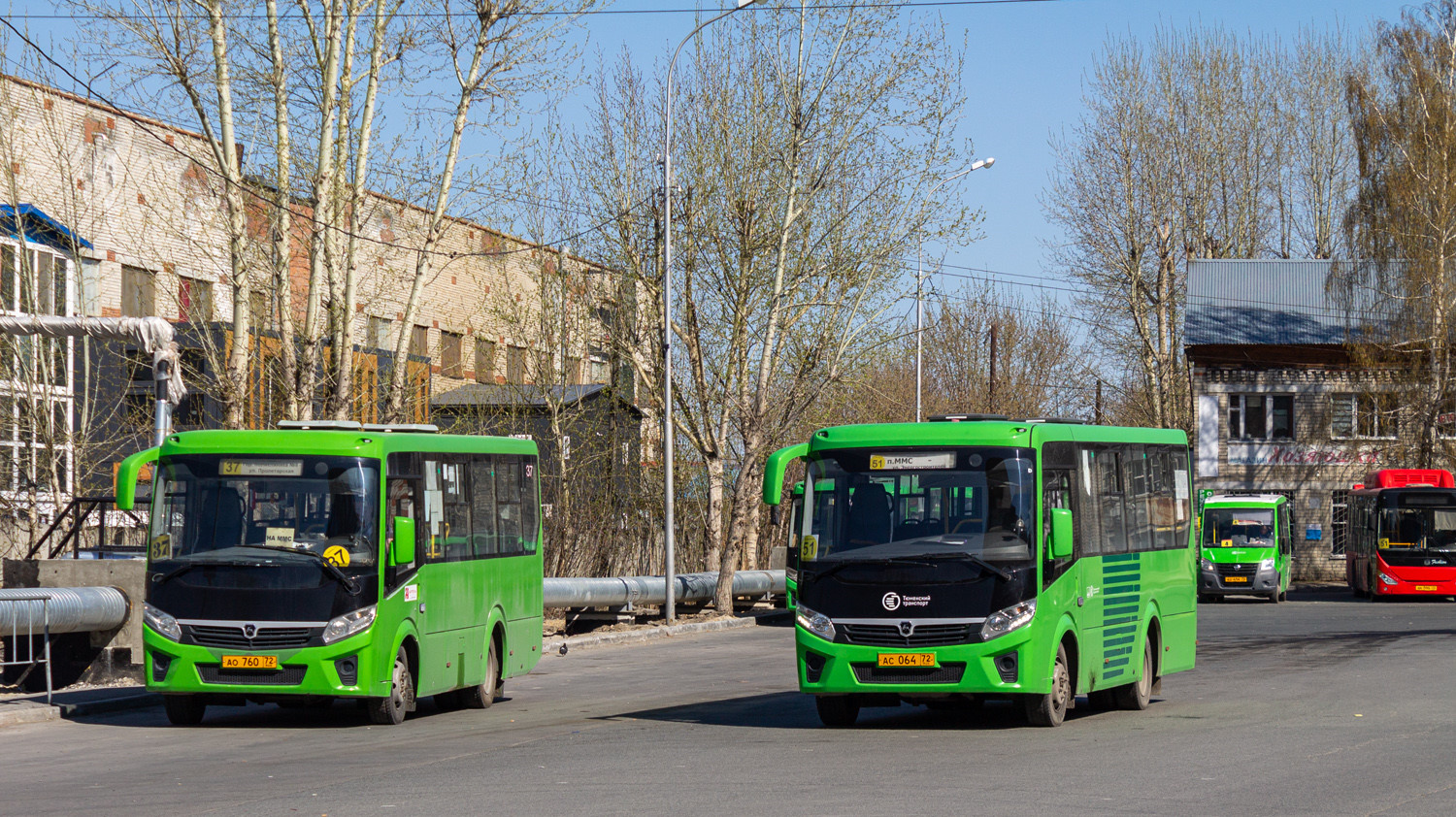 Тюменская область, ПАЗ-320405-04 "Vector Next" № АО 760 72; Тюменская область, ПАЗ-320435-04 "Vector Next" № АС 064 72