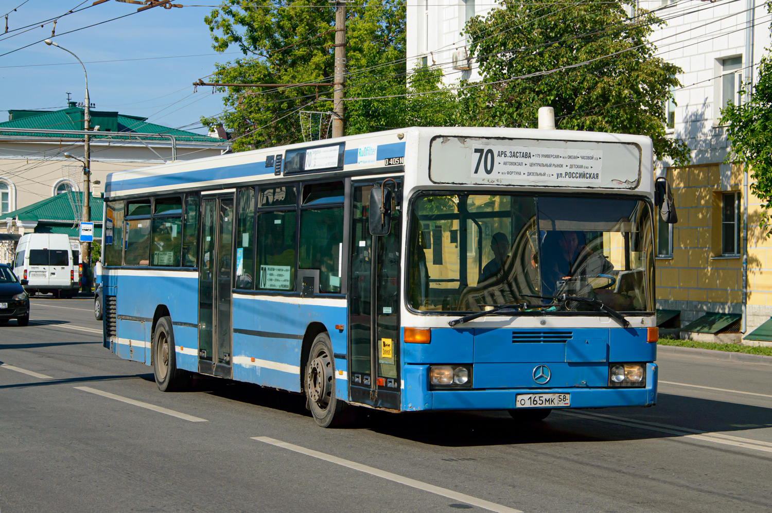 Пензенская область, Mercedes-Benz O405N2 № О 165 МК 58
