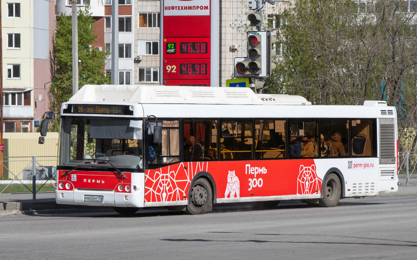 Пермский край, ЛиАЗ-5292.67 (CNG) № Н 665 АМ 159