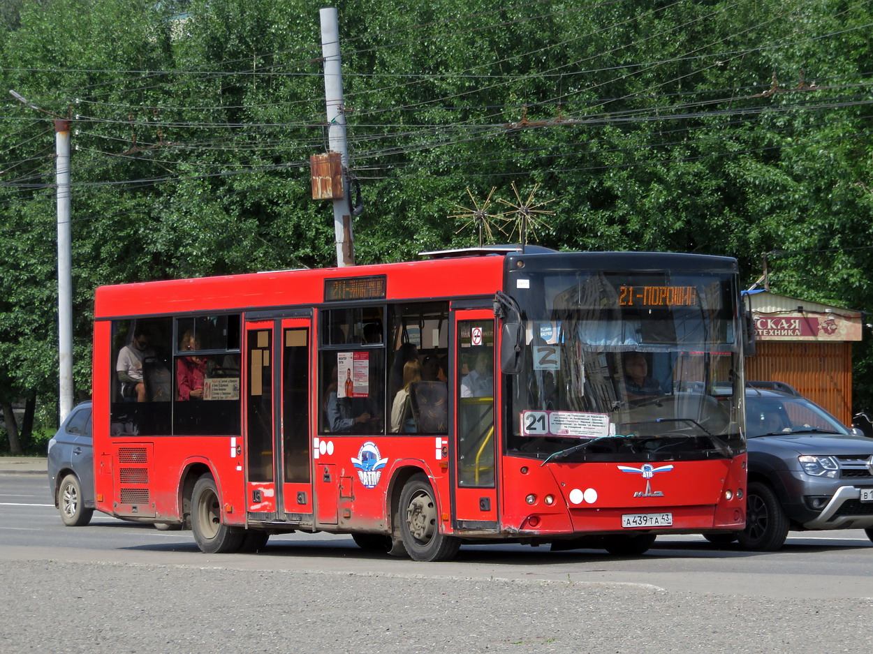 Кировская область, МАЗ-206.068 № А 439 ТА 43 Кировская область, МАЗ-206.068 № А 439 ТА 43