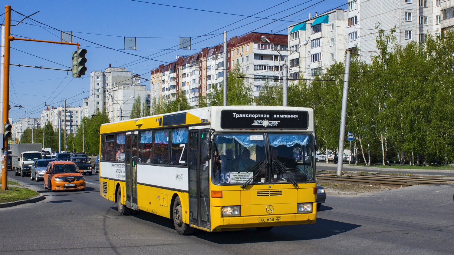Алтайский край, Mercedes-Benz O405 № АС 648 22