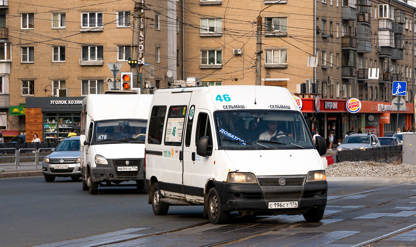 Челябинская область, FIAT Ducato 244 CSMMC, -RT № С 196 СТ 174