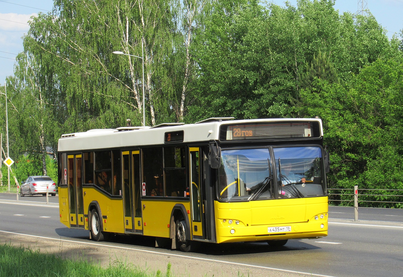 Удмуртия, МАЗ-103.486 № А 435 МТ 18
