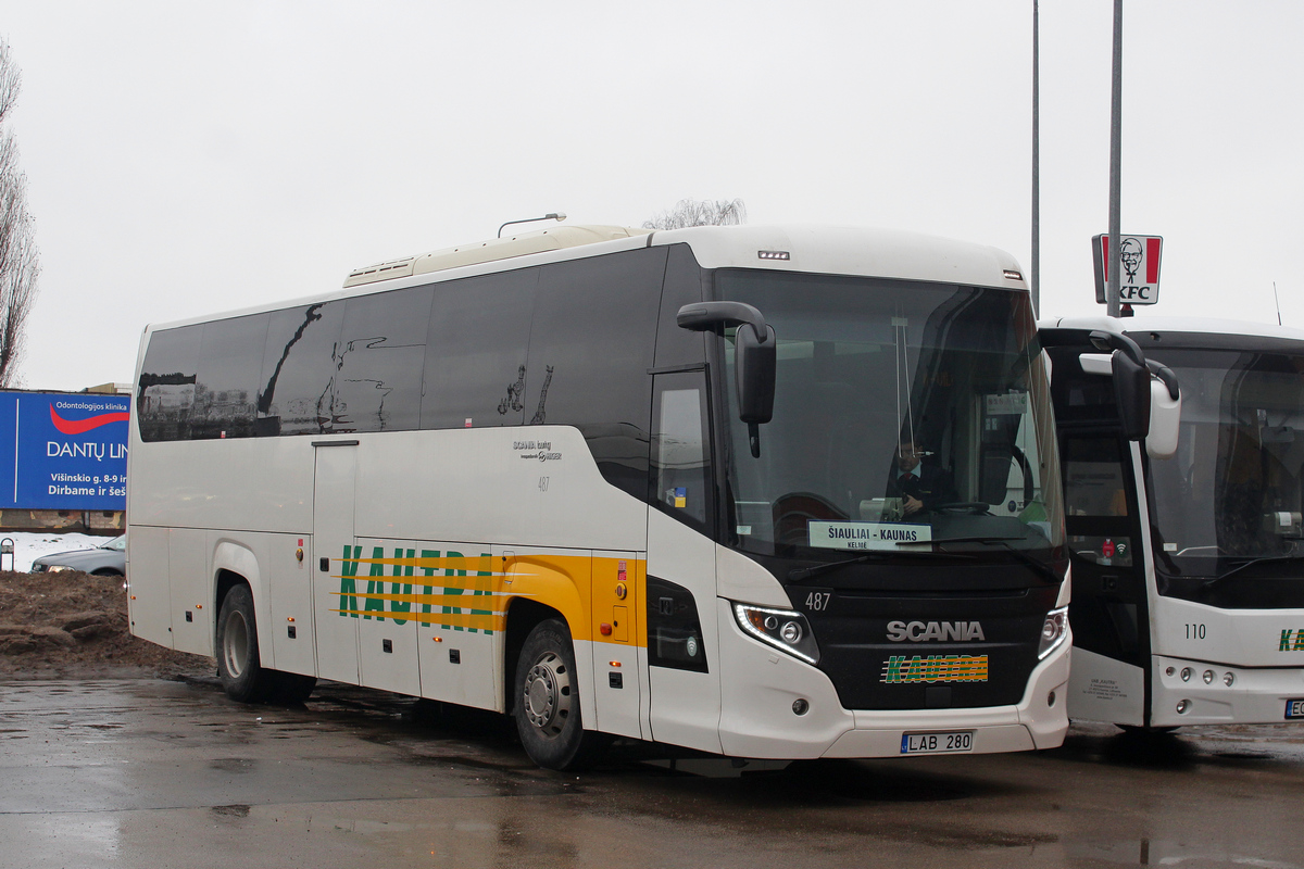 Литва, Scania Touring HD 12.0 № 487