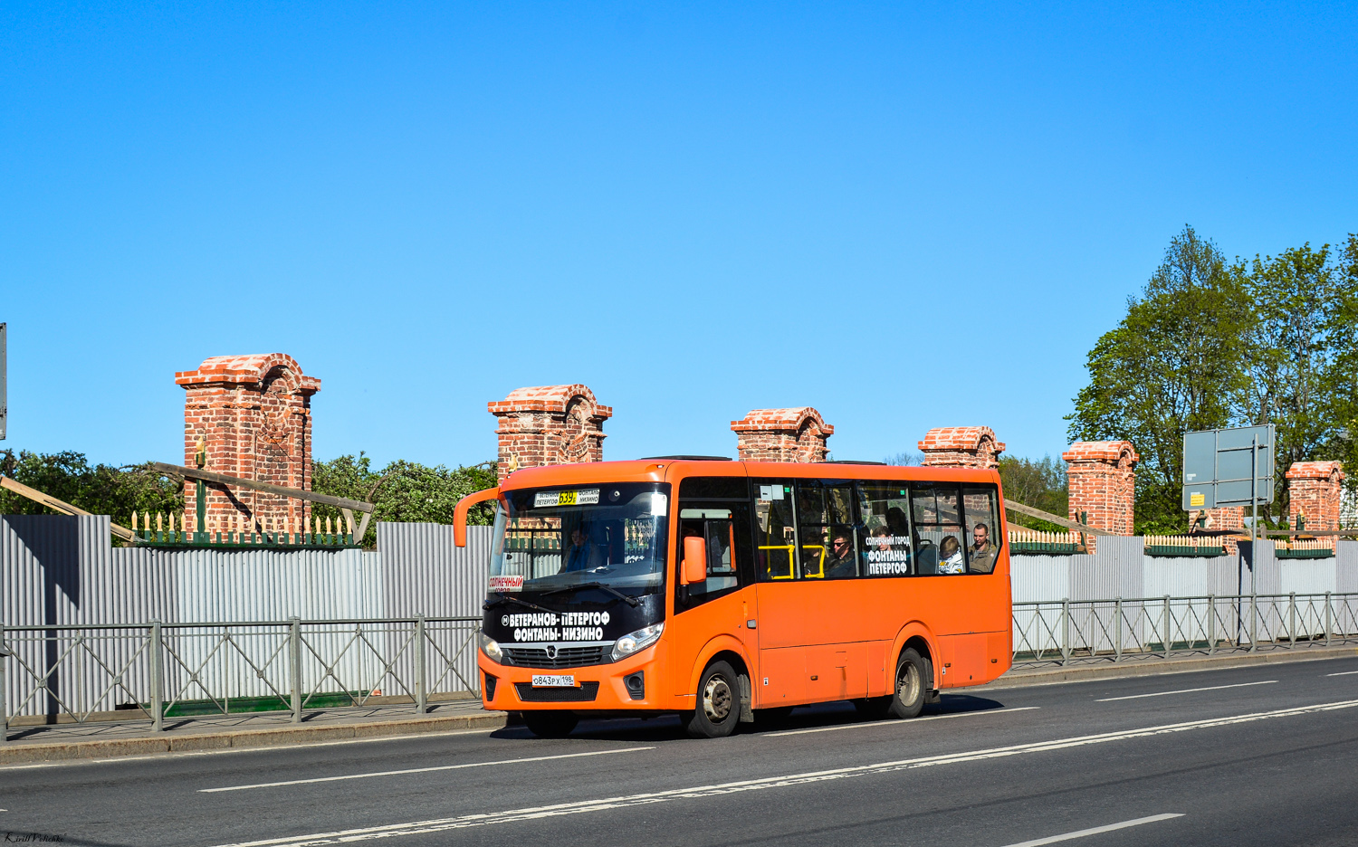 Санкт-Петербург, ПАЗ-320405-04 "Vector Next" № О 843 РХ 198