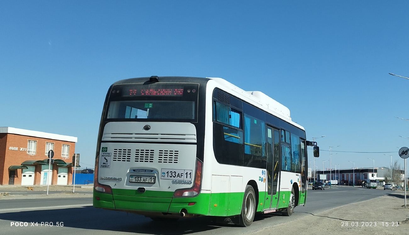 Кызылординская область, Yutong ZK6852HG (QazTehna) № 133 AF 11