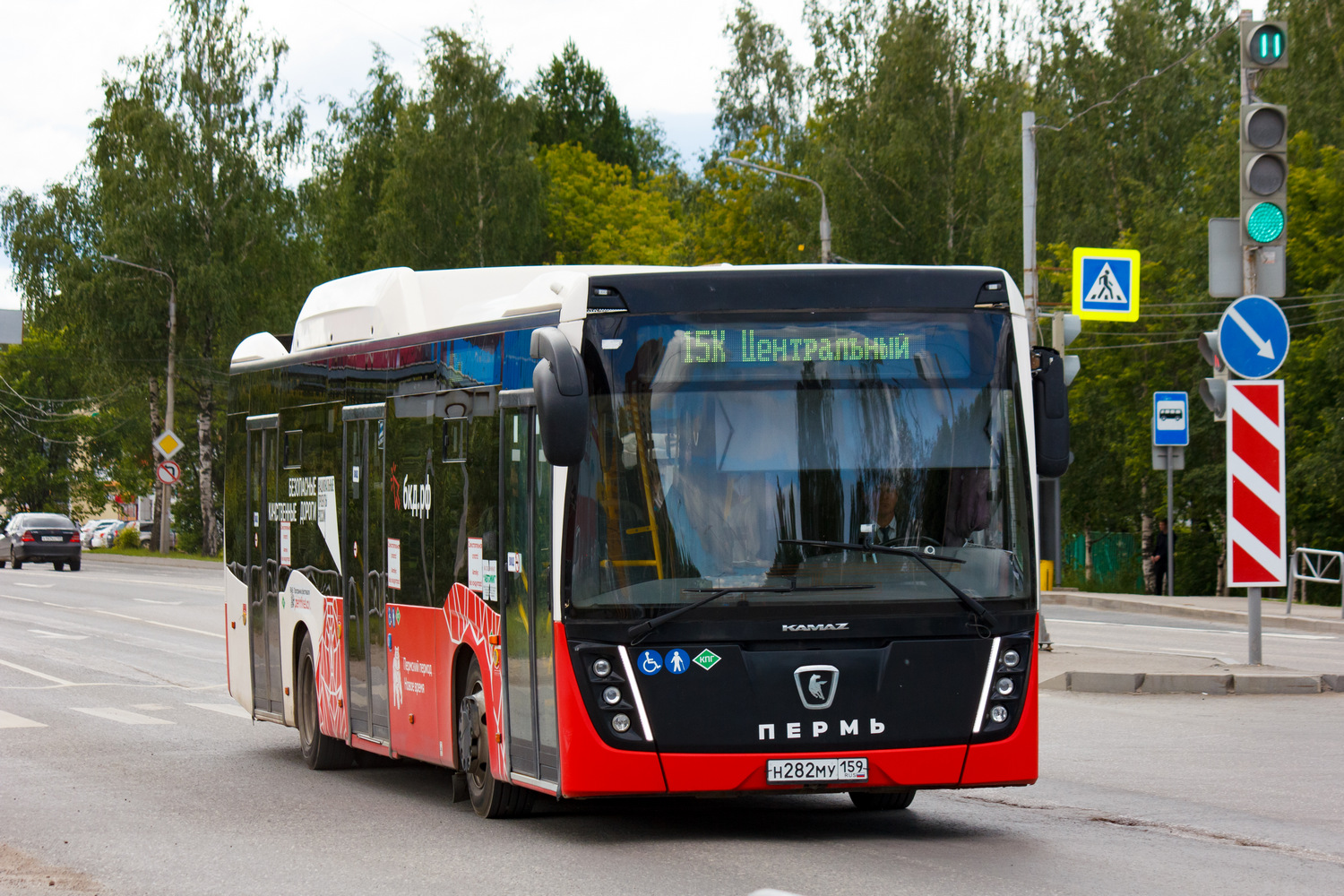 Пермский край, НефАЗ-5299-40-57 (CNG) № Н 282 МУ 159