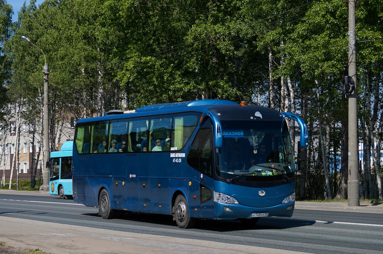 Архангельская область, Yutong ZK6129H № О 748 КК 29