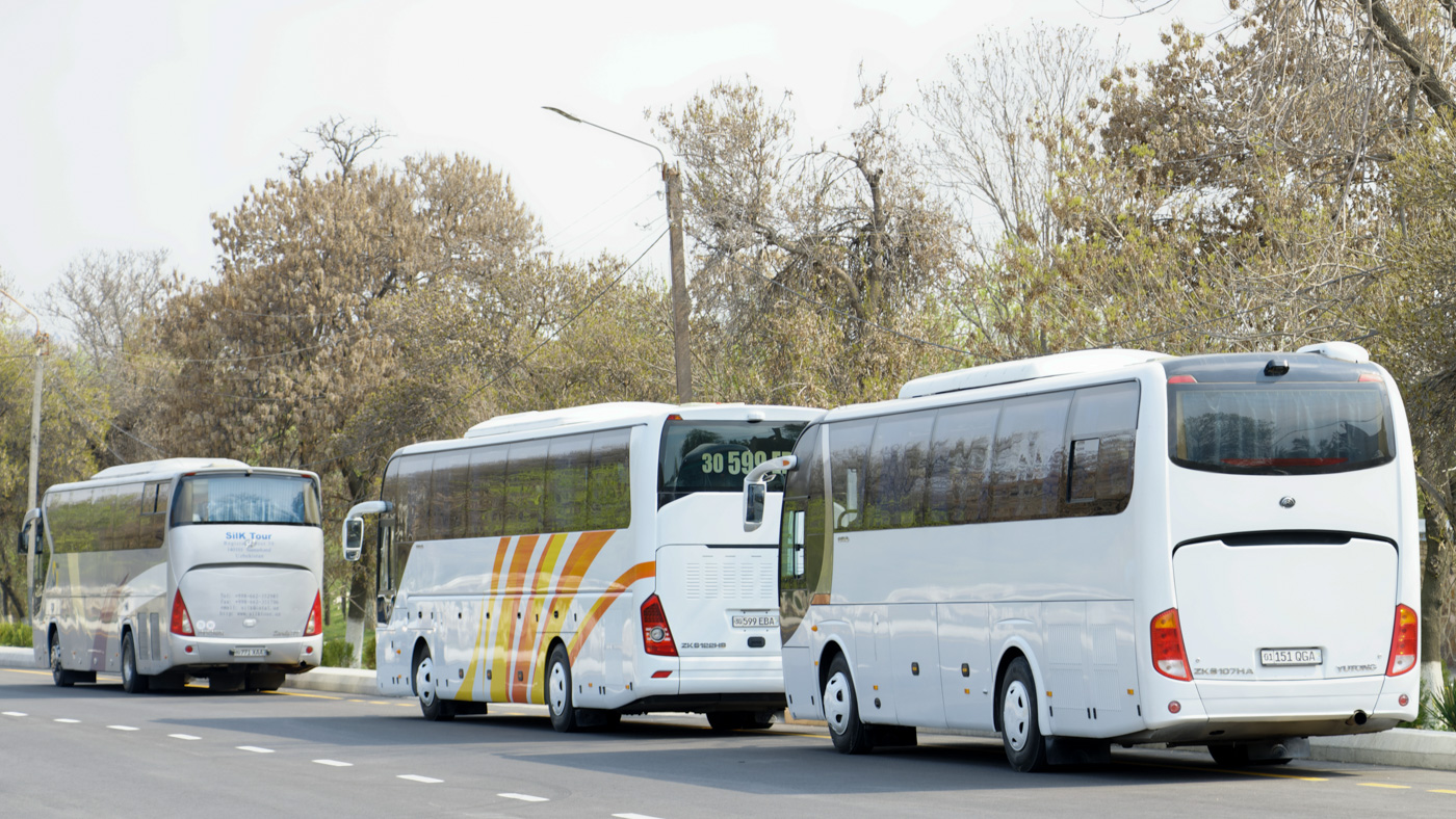 Узбекистан, Yutong ZK6107HA № 01 151 QGA; Узбекистан, Zonda YCK6126HG1 № 30 771 XAA