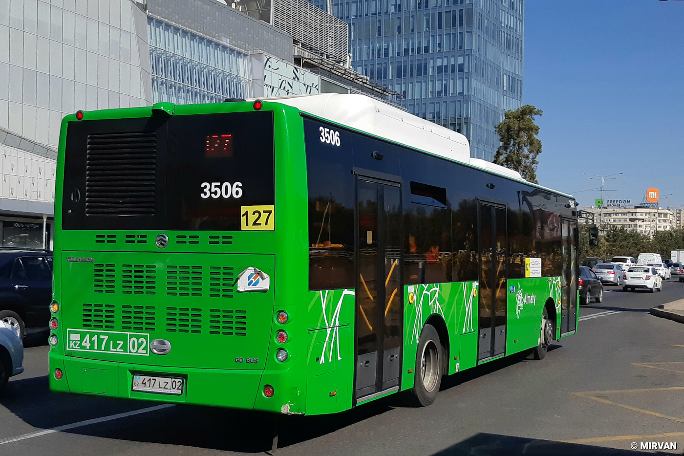 Алматы, Golden Dragon XML6125CN (Hyundai Trans Auto) № 3506