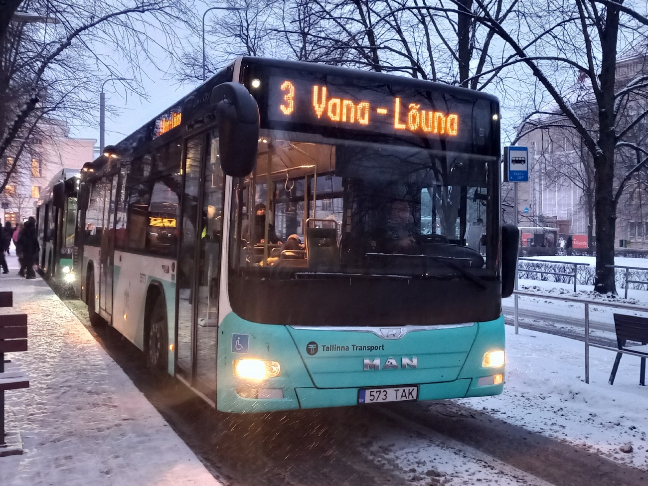 Эстония, MAN A78 Lion's City LE EL293 № 3573