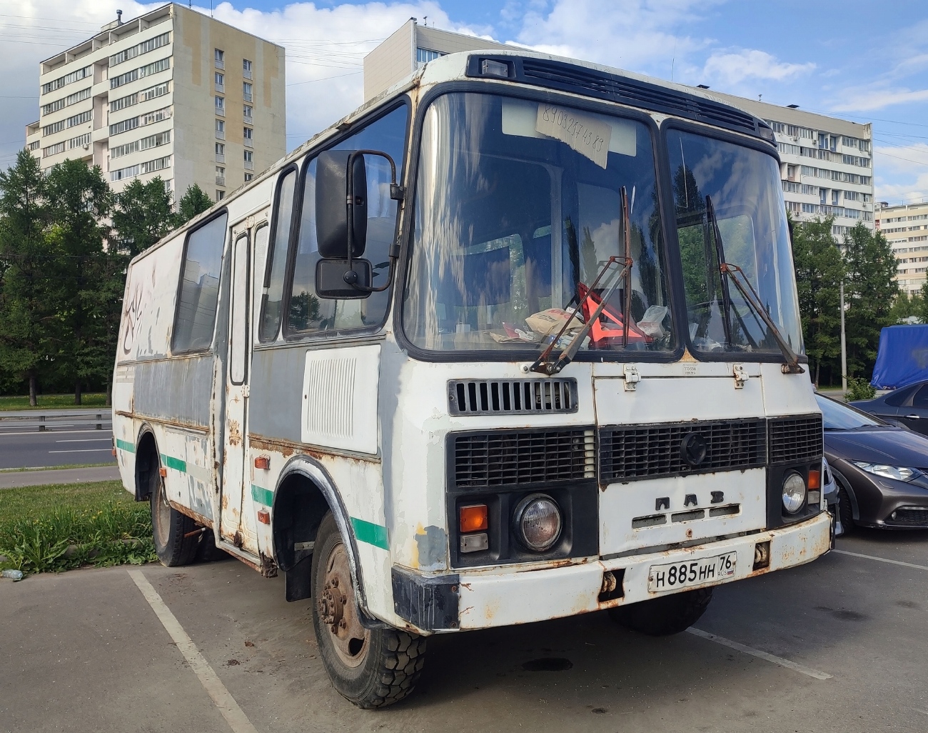 Тульская область, ПАЗ-3206-110-20 № Н 885 НН 76