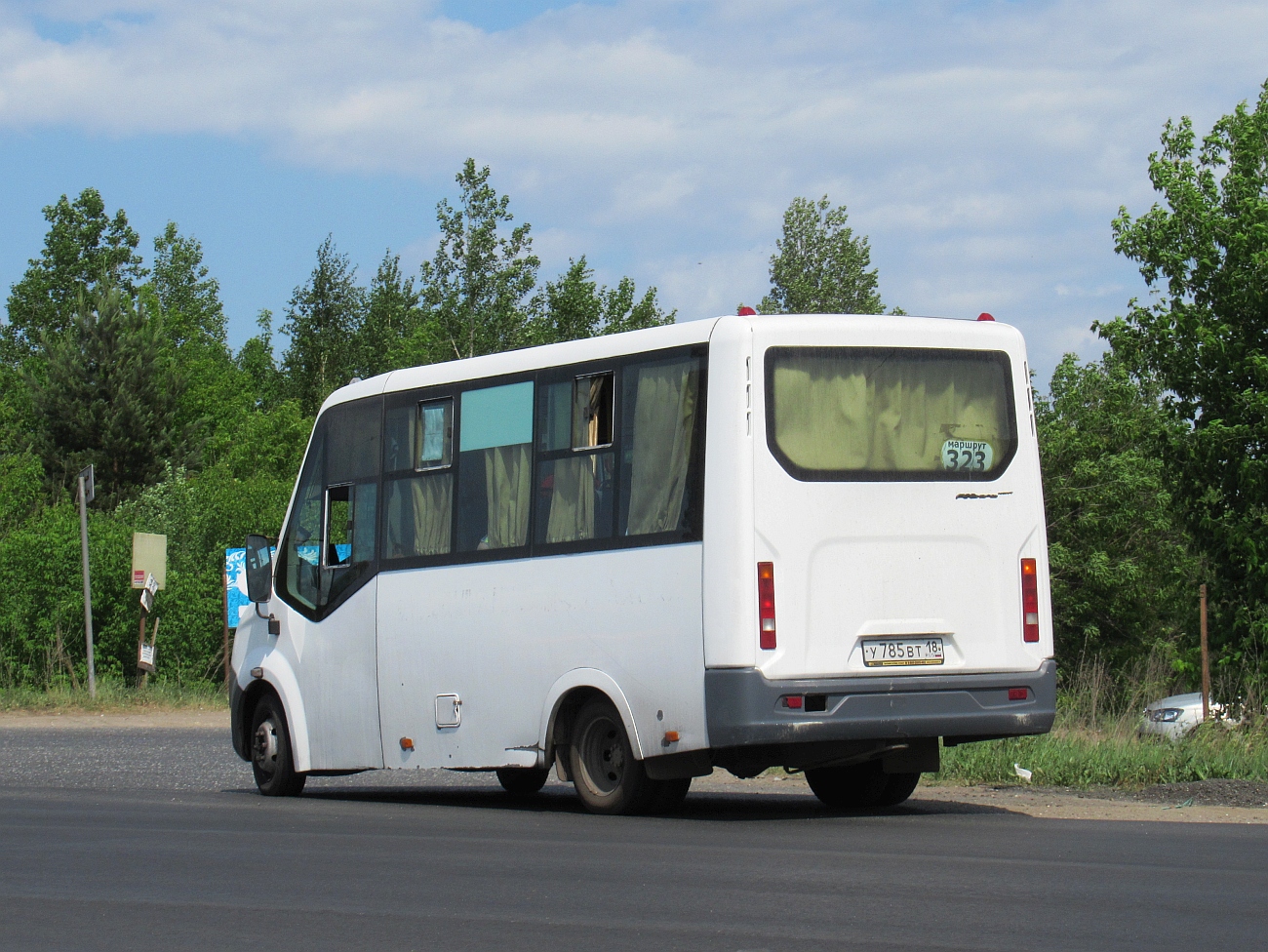 Удмуртия, ГАЗ-A64R42 Next № У 785 ВТ 18