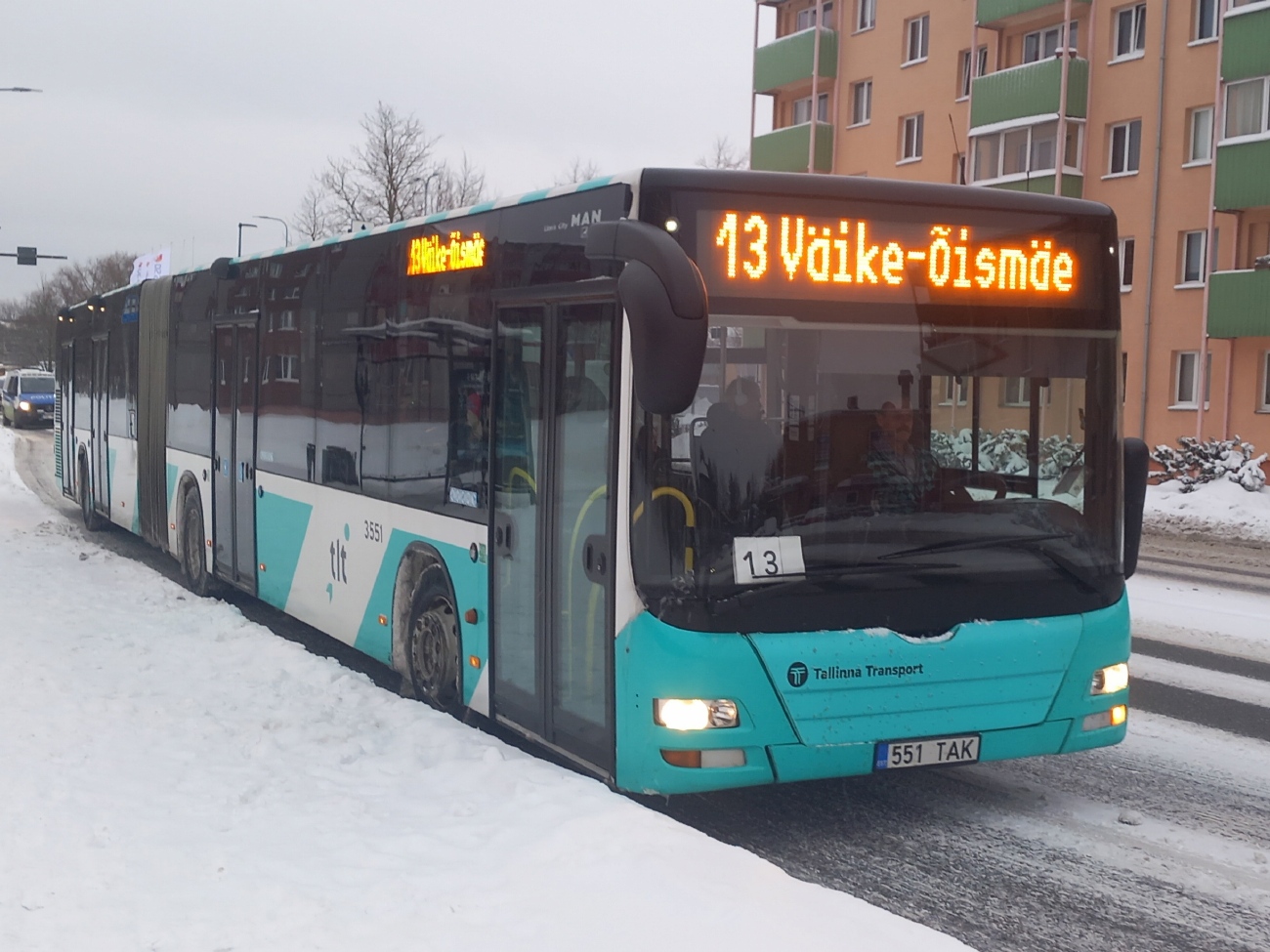 Igaunija, MAN A40 Lion's City GL NG323 № 3551