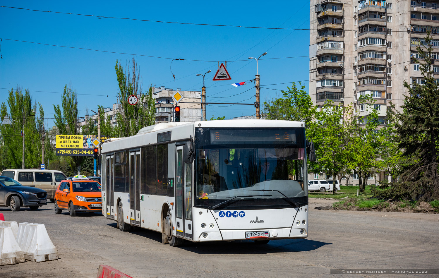 Донецкая область, МАЗ-203.016 № Е 124 ХР