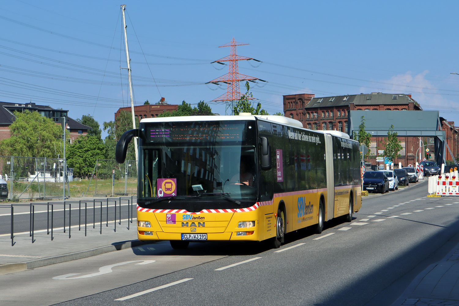 Нижняя Саксония, MAN A23 Lion's City G NG360 № CLP-WJ 191