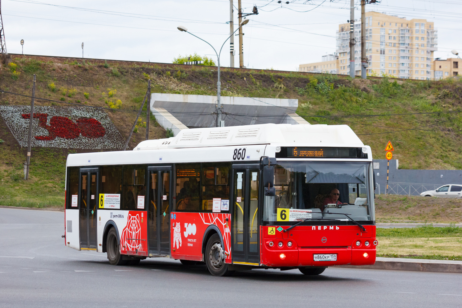 Perm region, LiAZ-5292.67 (CNG) # Н 860 КР 159