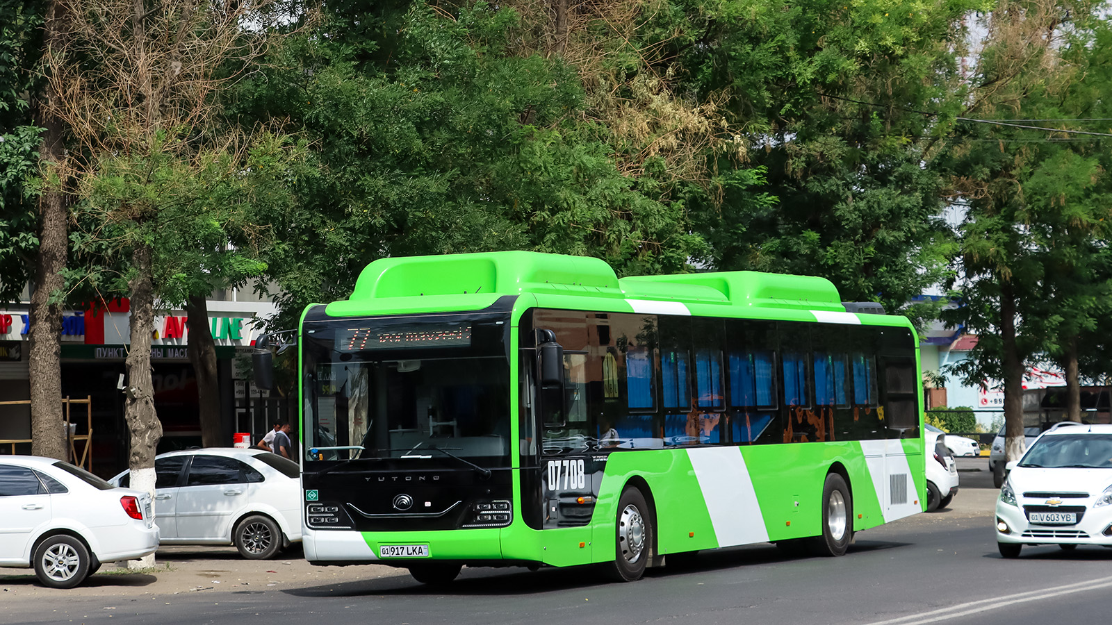 Узбекистан, Yutong ZK6126HG № 07708