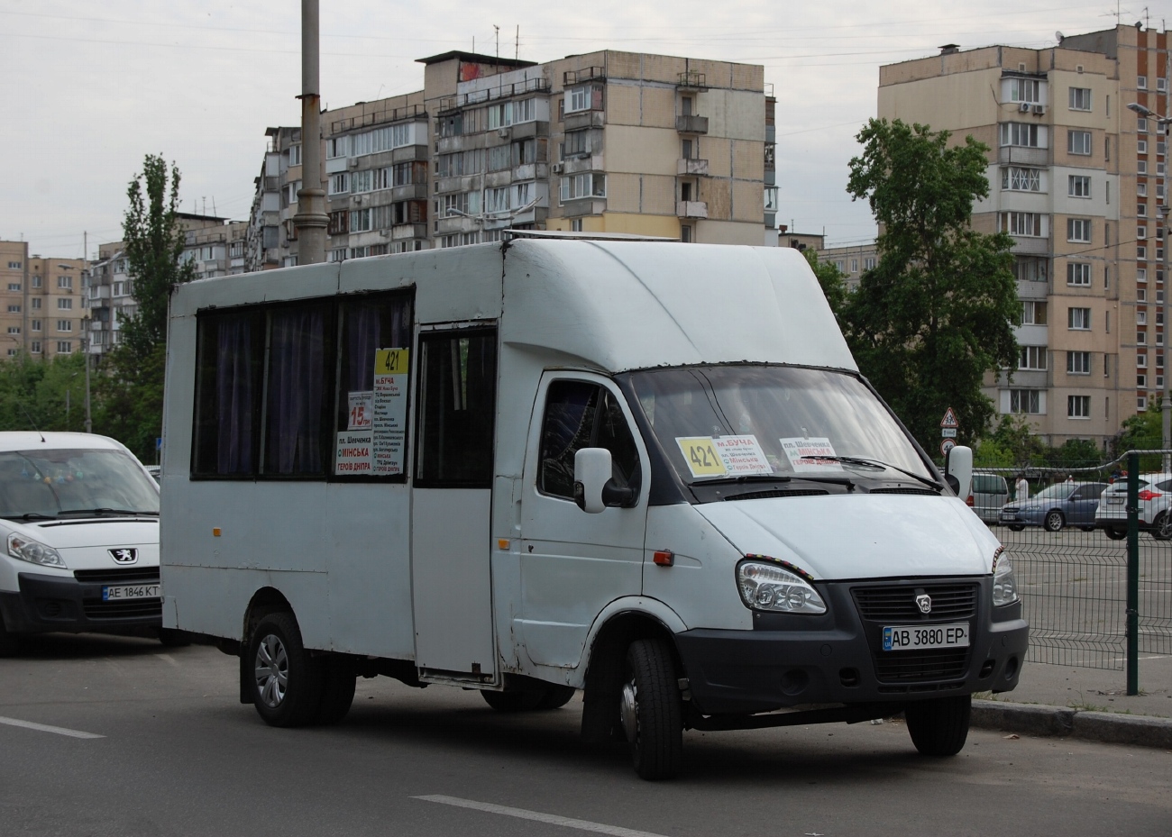 Киевская область, Рута СПВ-17 № AB 3880 EP