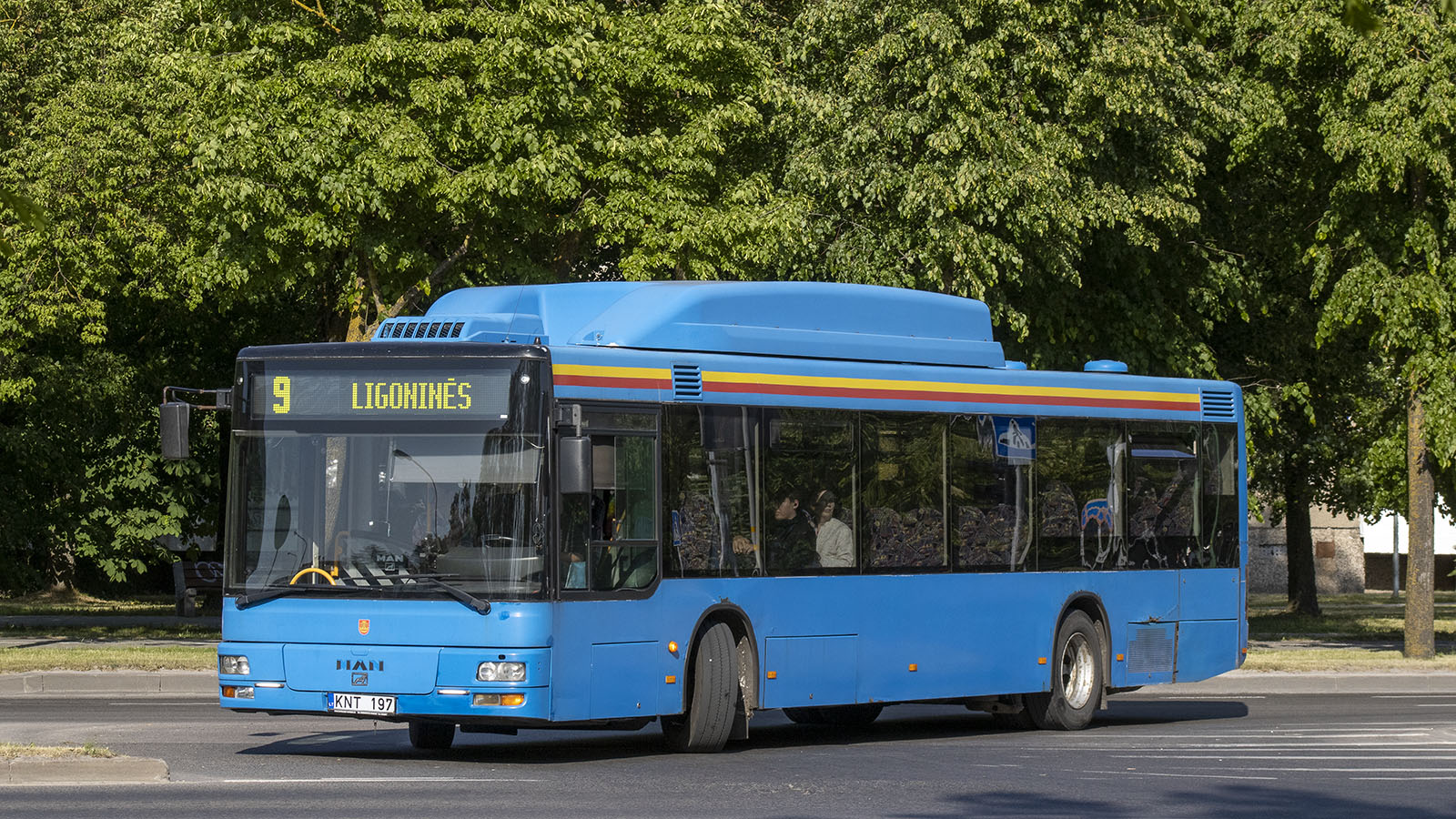 Литва, MAN A20 NÜ313 CNG № KNT 197