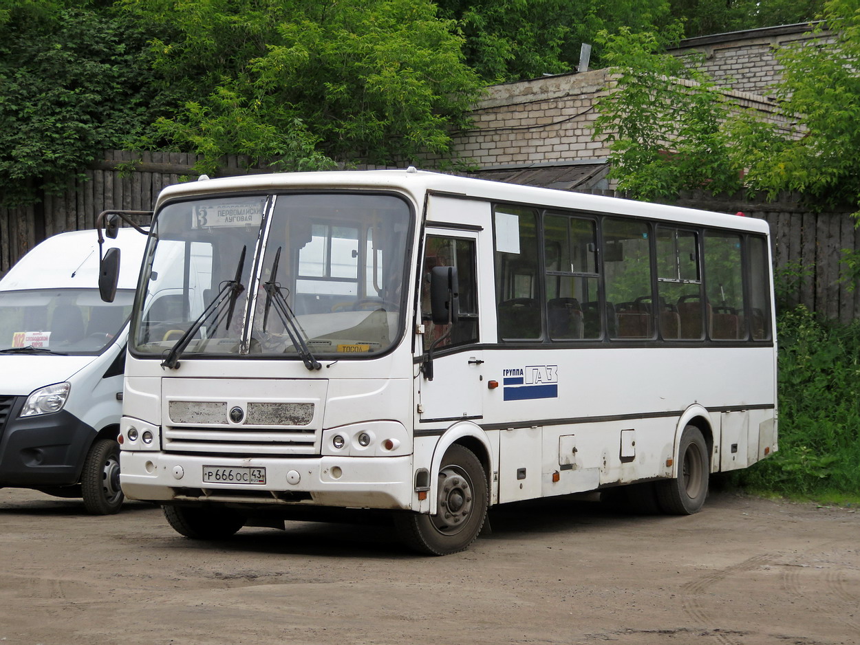 Kirovi terület, PAZ-320412-05 sz.: Р 666 ОС 43