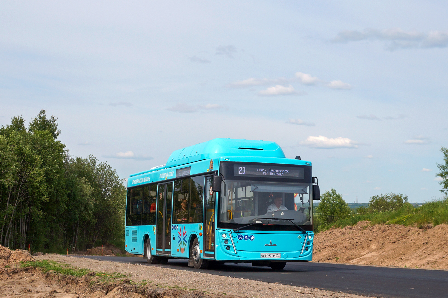 Архангельская область, МАЗ-206.948 № О 708 ТМ 29