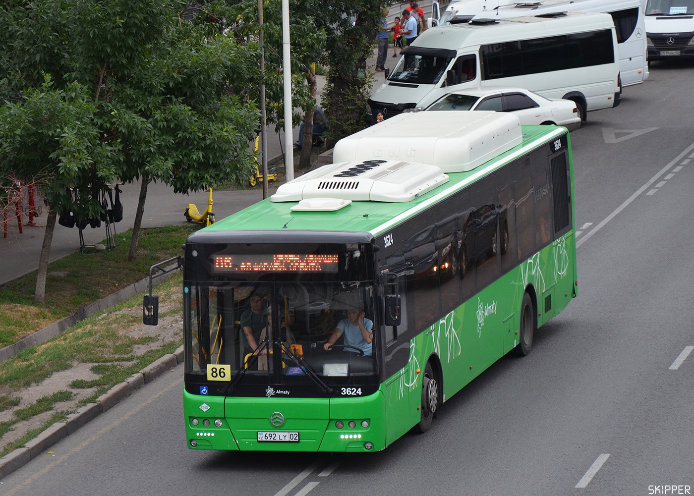 Алматы, Golden Dragon XML6125CN (Hyundai Trans Auto) № 3624