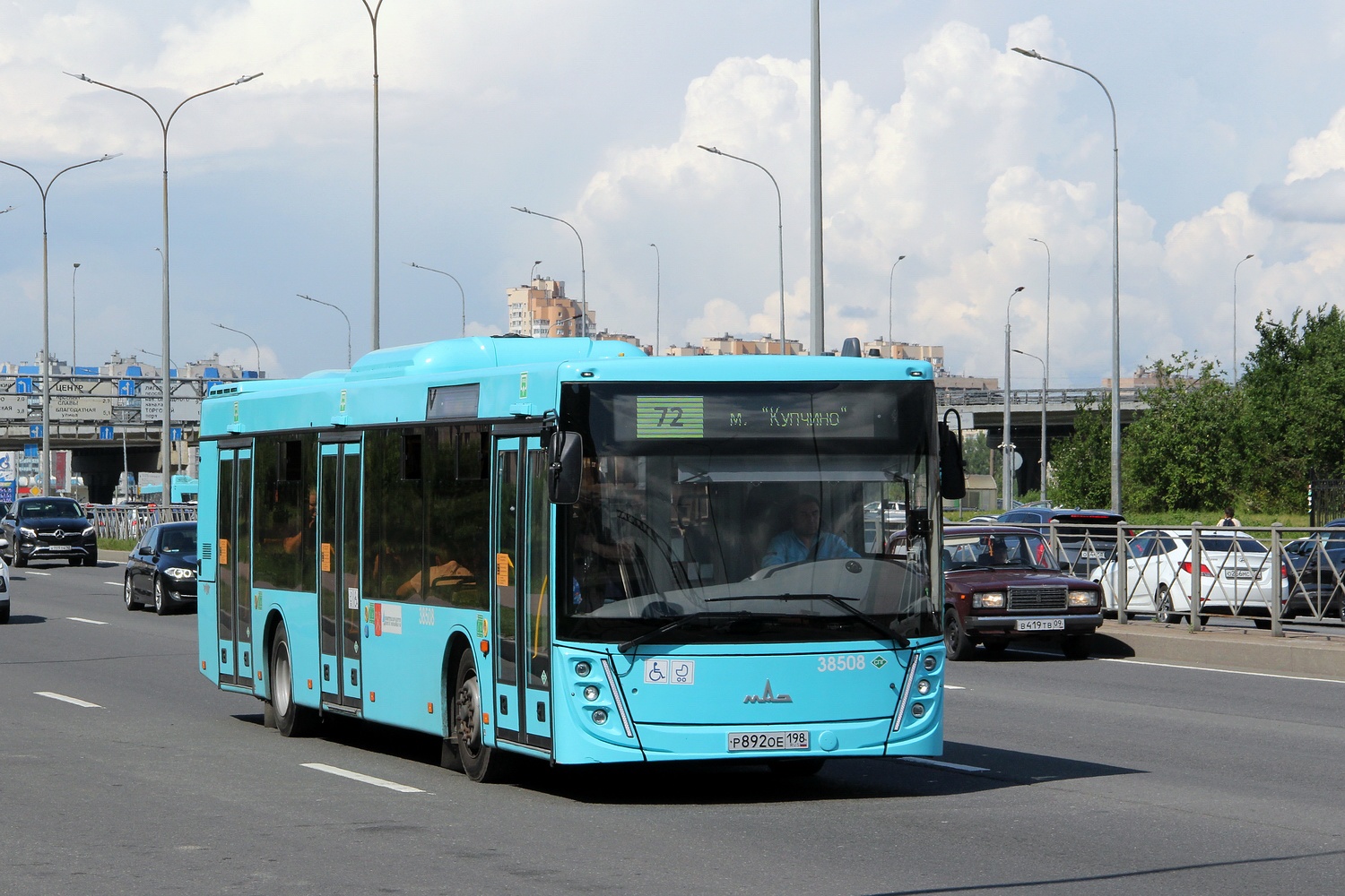 Санкт-Петербург, МАЗ-203.947 № 38508