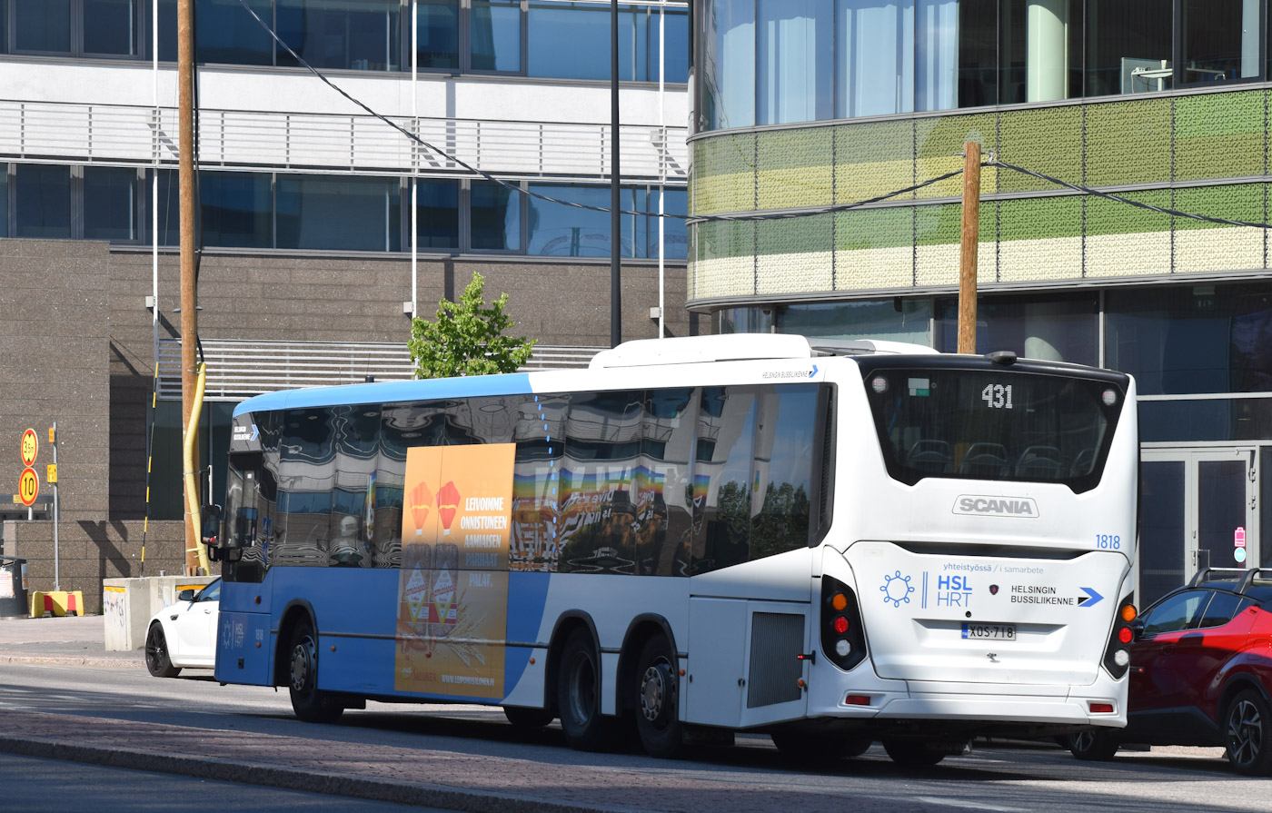 Финляндия, Scania Citywide LE Suburban № 1818