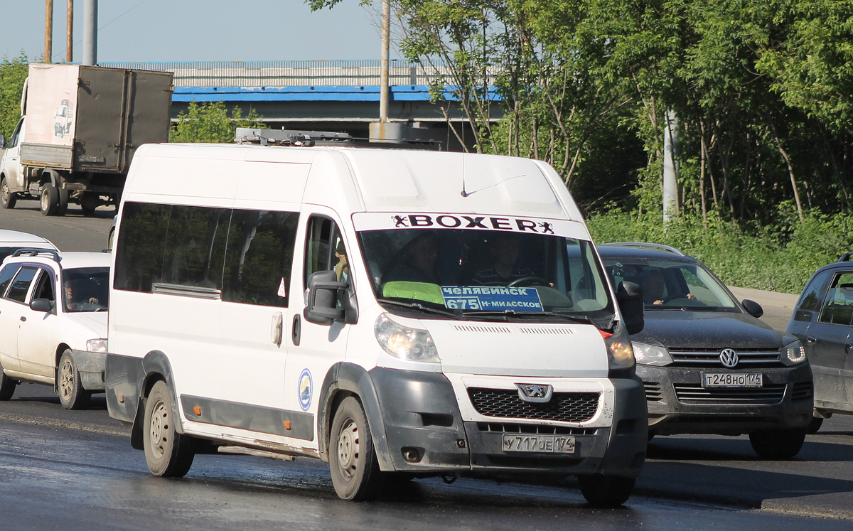 Челябинская область, Нижегородец-2227SK (Peugeot Boxer) № У 717 ОЕ 174