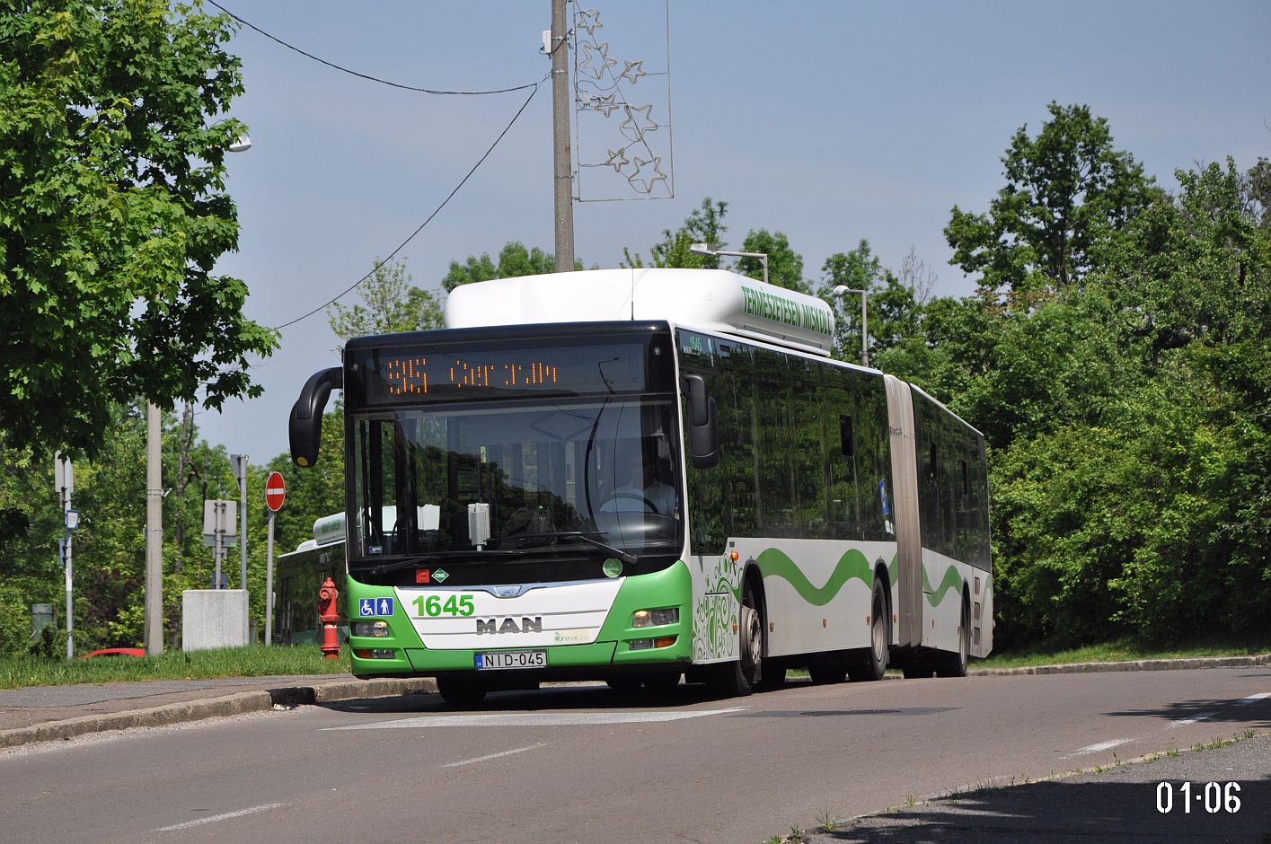 Венгрия, MAN A40 Lion's City GL NG313 CNG № 1645