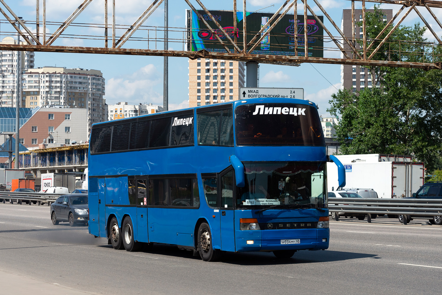 Липецкая область, Setra S328DT № Н 034 МУ 48