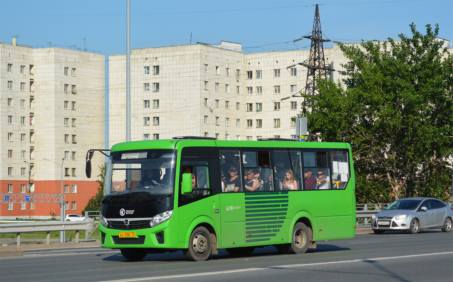 Tumen region, PAZ-320435-04 "Vector Next" # АС 058 72