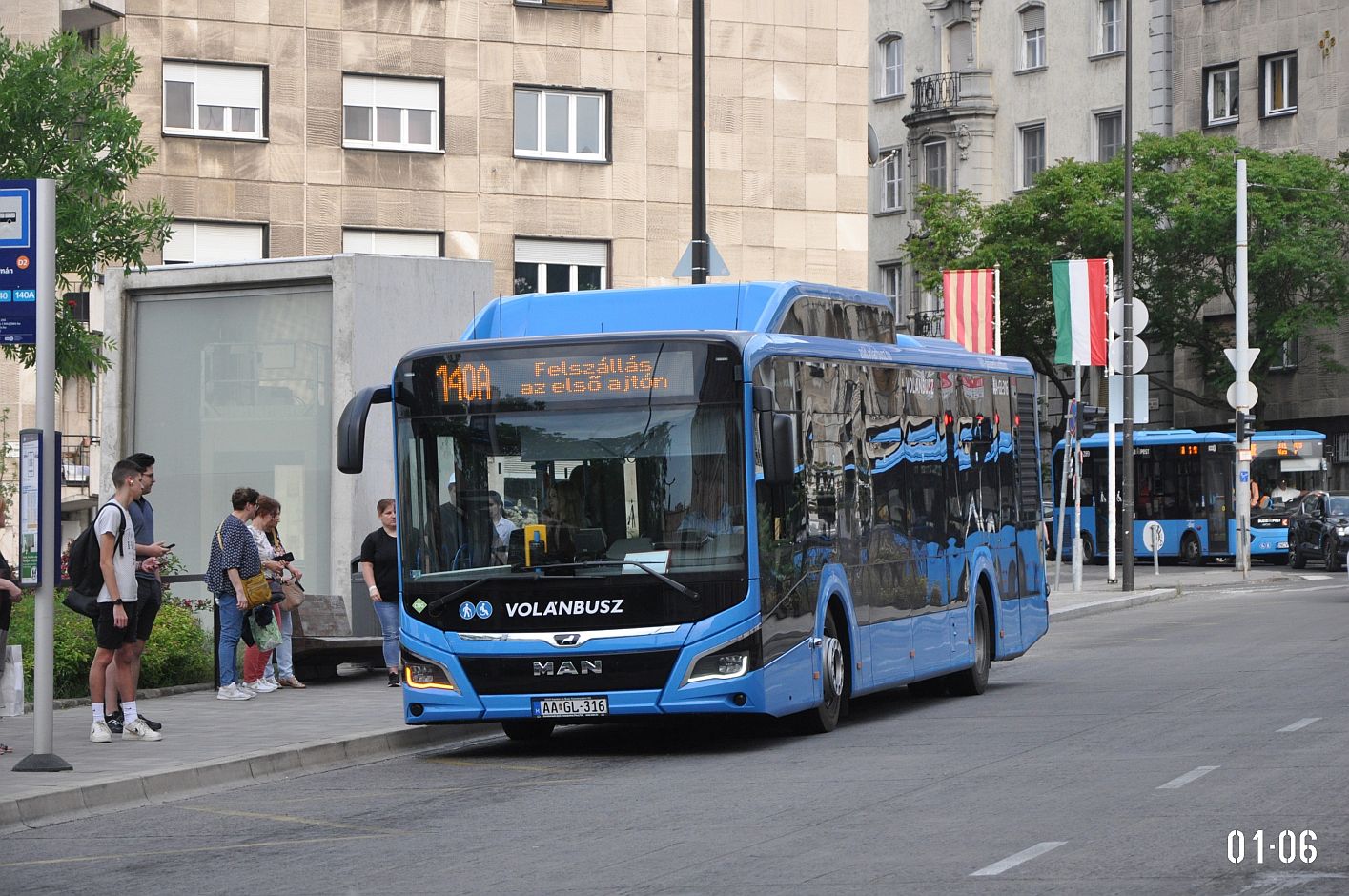Венгрия, MAN 12C Lion's City 12 G NL320 № AA GL-316