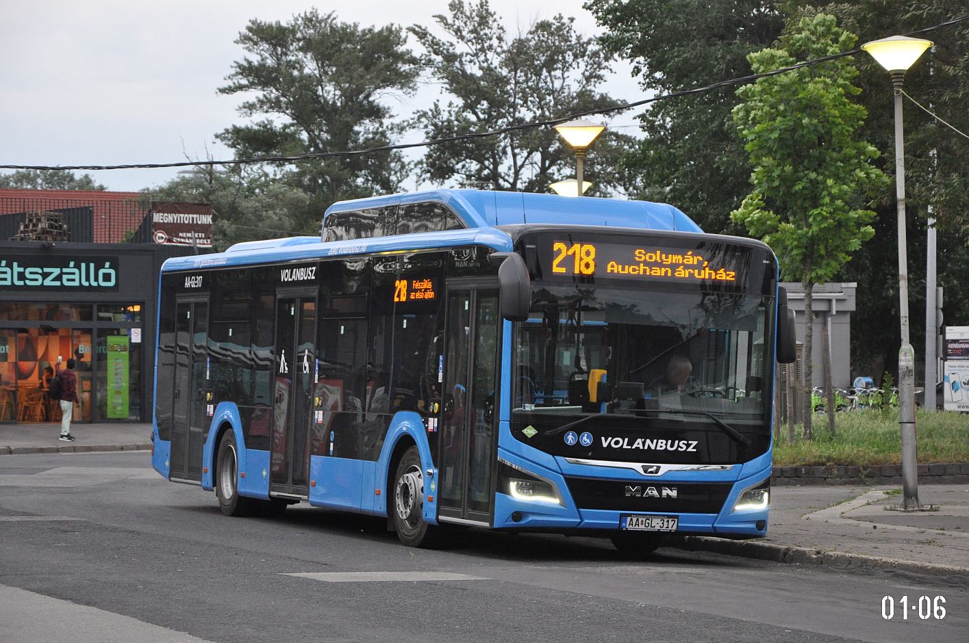 Венгрия, MAN 12C Lion's City 12 G NL320 № AA GL-317