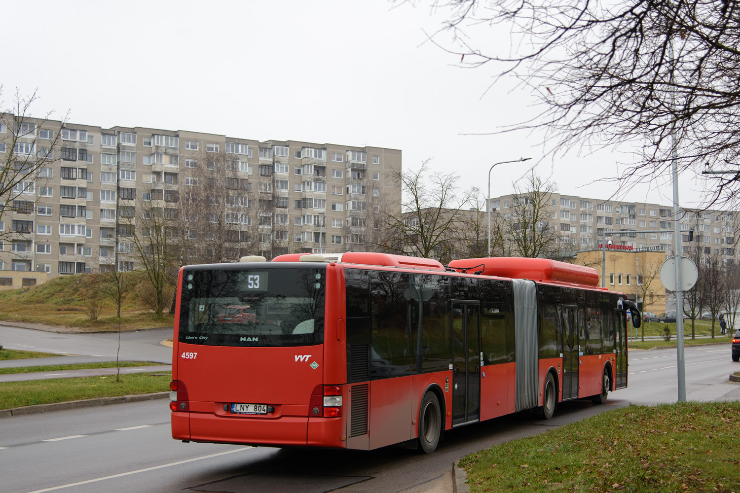 Литва, MAN A23 Lion's City G NG313 CNG № 4597