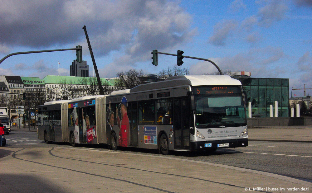 Гамбург, Van Hool New AGG300 № 8711