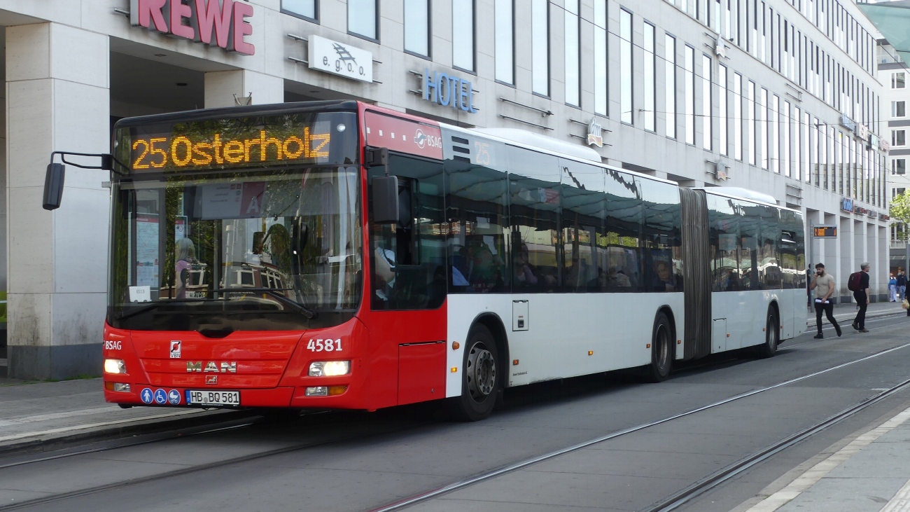 Бремен, MAN A23 Lion's City GL NG323 № 4581