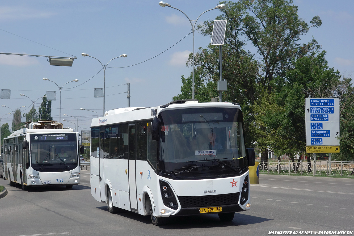 Республика Крым, СИМАЗ-2258 № АА 720 82